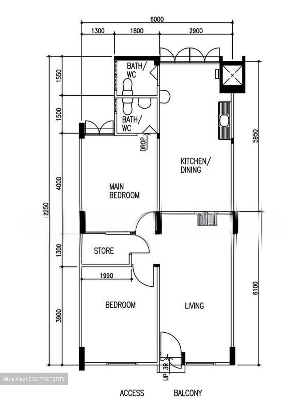 Blk 203 Marsiling Admiralty Park (Woodlands), HDB 3 Rooms #591882571